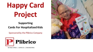Plibrico Happy Cards - Plibrico Team Helps Kids Smile