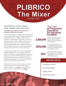 Plibrico The Mixer Newsletter H1-2023 Cover