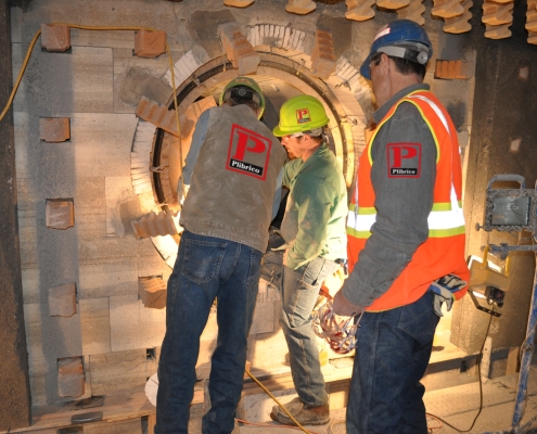 Plibrico Furnace Inspection